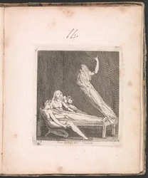 Fear and Hope are...Vision, Platte 14 aus For Children. The Gates of Paradise, 1793